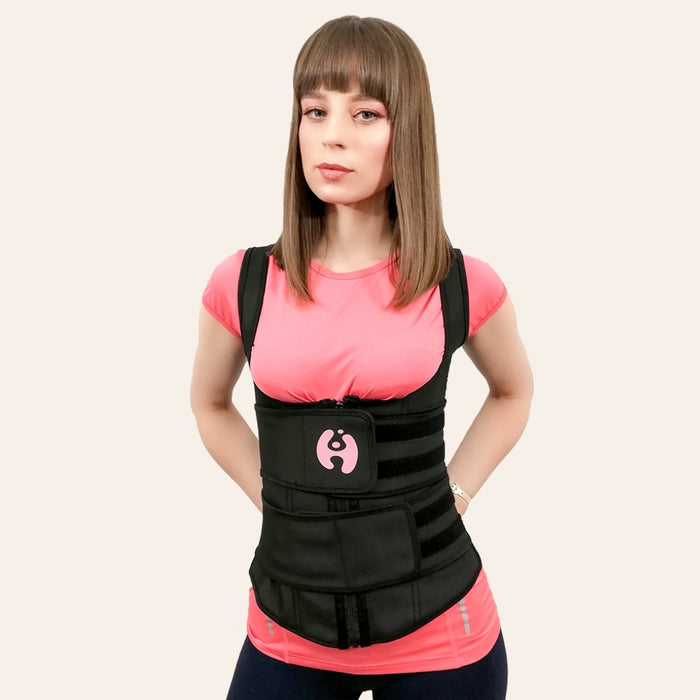 Gym Waist Trainers Vest for Women, Waist Corset Double Belt, Highest C –  SPI Styles